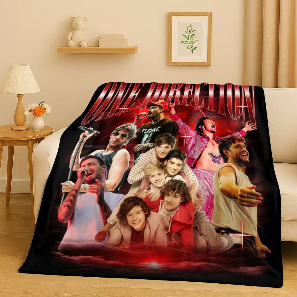 Home Textiles Direct - Couverture en flanelle d'étoile de chanteur
