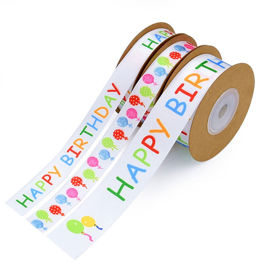 Home Textiles Premium - Ruban à motif ballon d'anniversaire en