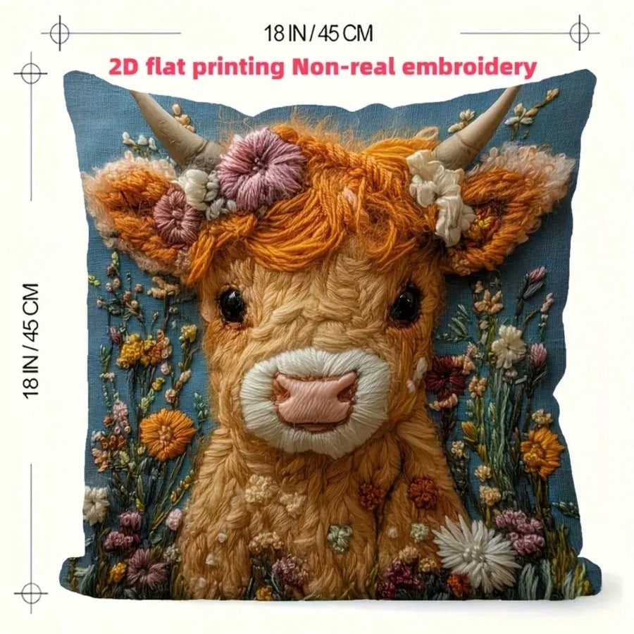 1 pièce de housse de coussin d - Pillow Insert 18X18 avis et prix