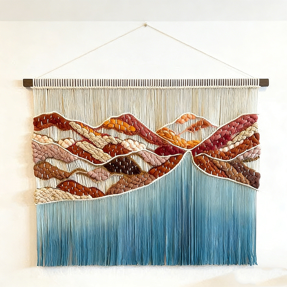 Décoration murale en macramé t - Home Textiles Direct avis et prix