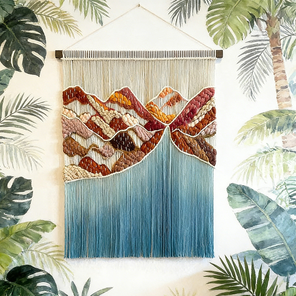 Décoration murale en macramé t - Home Textiles Direct avis et prix