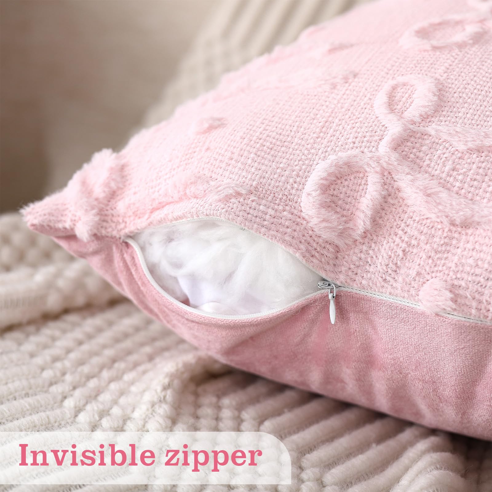Housses de coussin avec nœud r - Pillow Insert 18X18 avis et prix