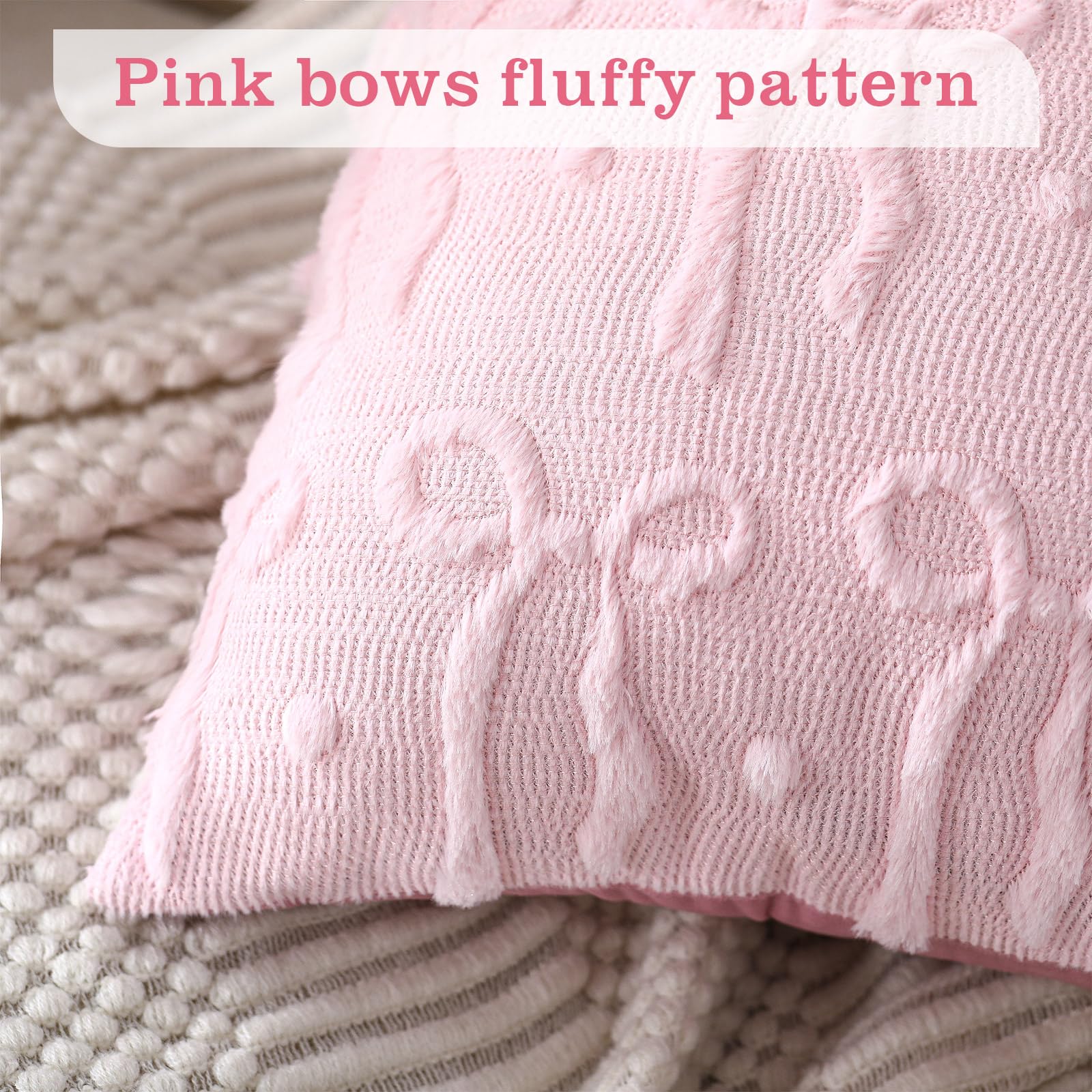 Housses de coussin avec nœud r - Pillow Insert 18X18 avis et prix