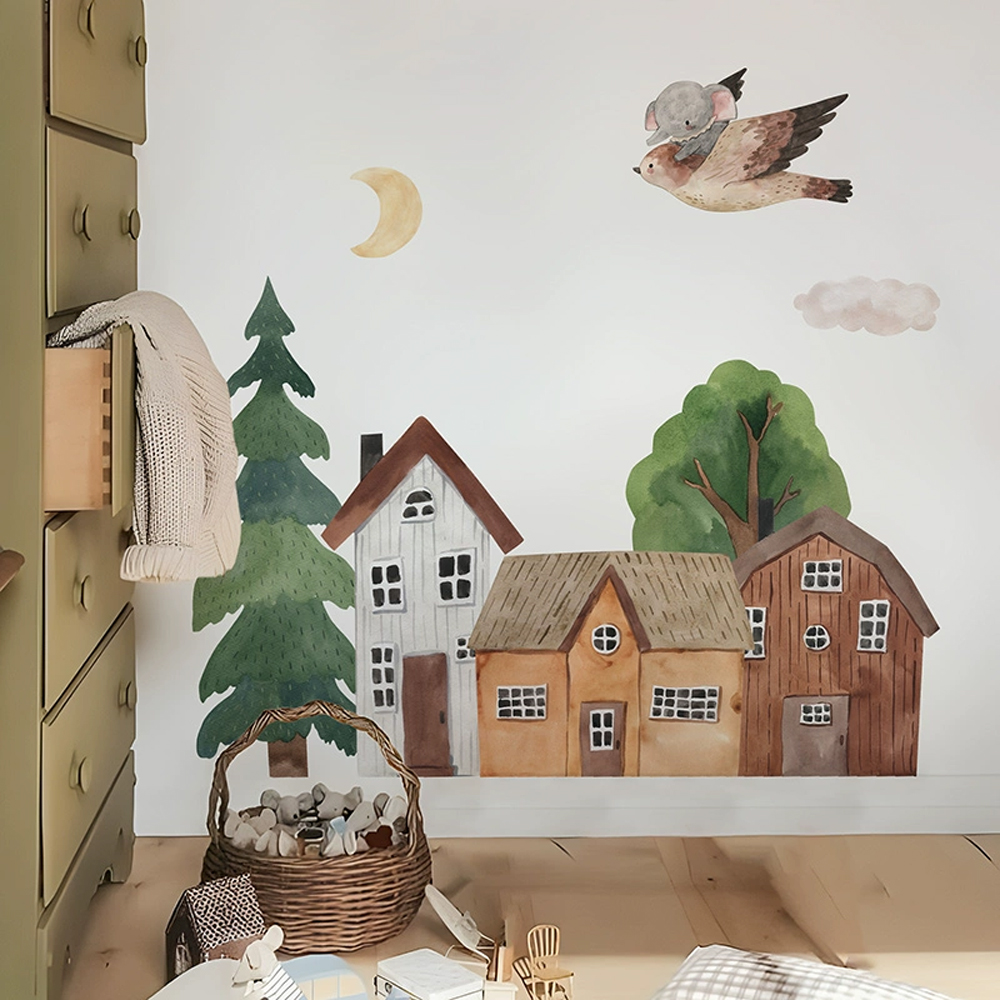 Tissu dessin animé forêt Vinta - Home Textile avis et prix