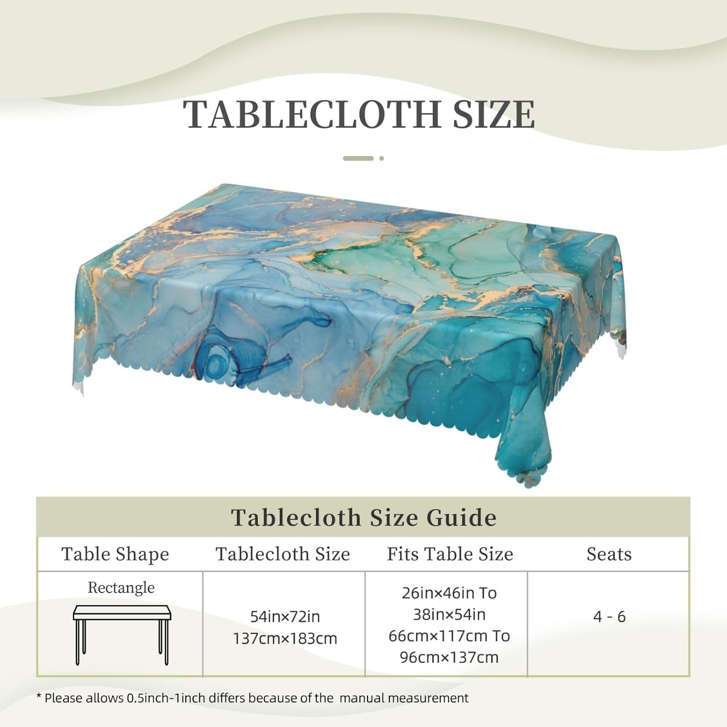 Nappe fluide de luxe en marbre - Home Textiles Premium avis et prix