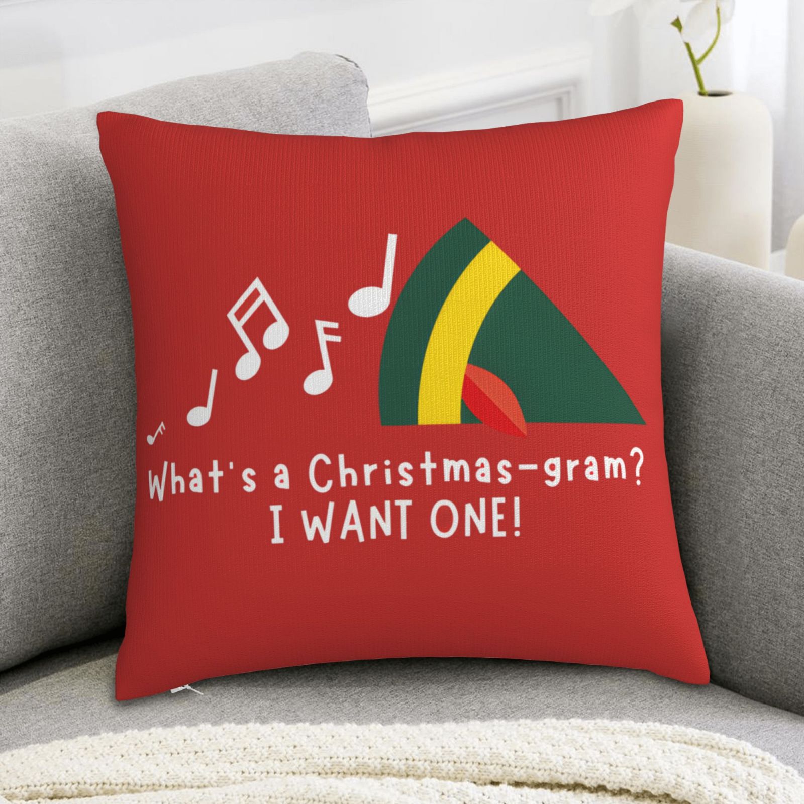 1 housse de coussin de Noël -  - Pillow Insert 18X18 avis et prix