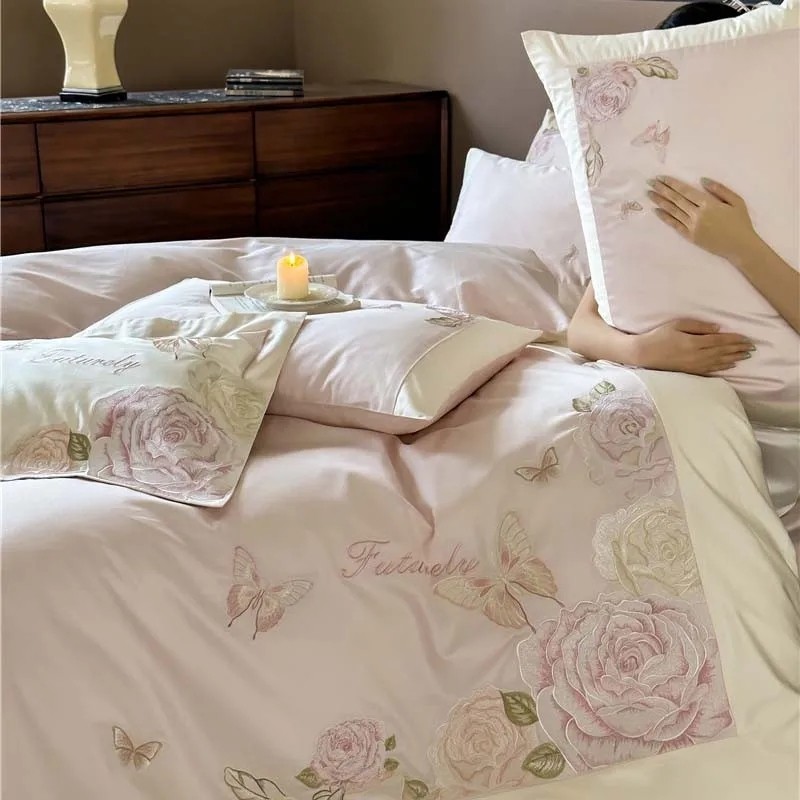 Parure de lit en coton égyptie - Home Textiles Premium avis et prix